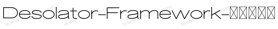 Desolator-Framework字体转换