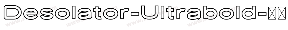 Desolator-Ultrabold字体转换