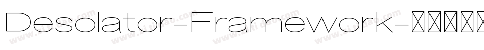 Desolator-Framework字体转换