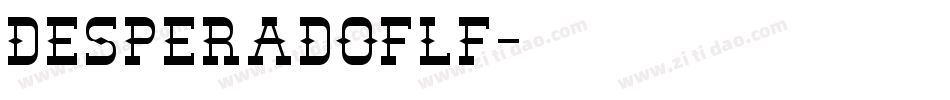 DesperadoFLF字体转换