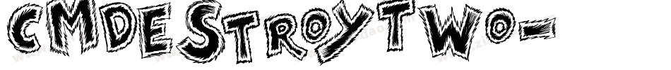 CMDestroyTwo字体转换