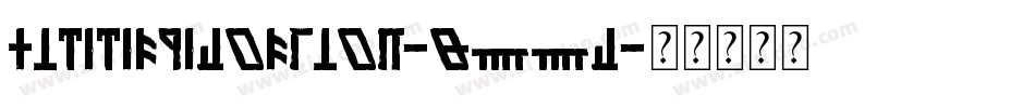 OldeDethekItalic-J44K字体转换