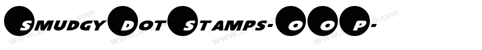 SmudgyDotStamps-OOP字体转换