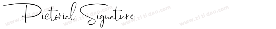 Pictorial-Signature-2字体转换