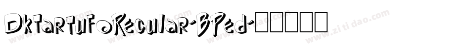 DkTartufoRegular-BPed字体转换