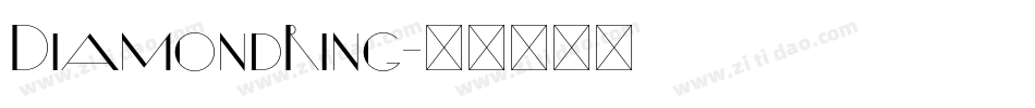 DiamondRing字体转换
