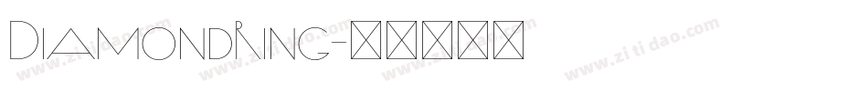 DiamondRing字体转换