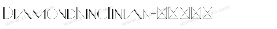DiamondRingLinear字体转换