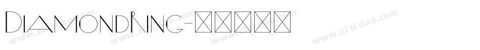 DiamondRing字体转换