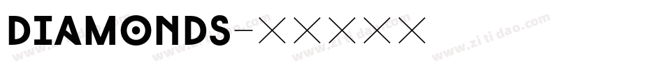 Diamonds字体转换