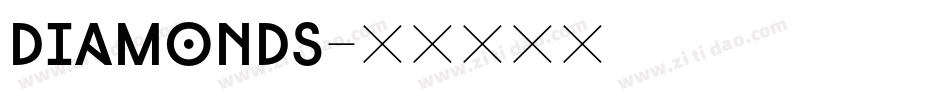 Diamonds字体转换