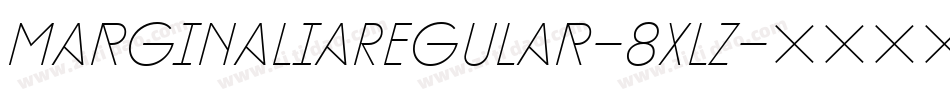 MarginaliaRegular-8XlZ字体转换
