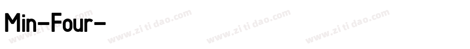 Min-Four字体转换