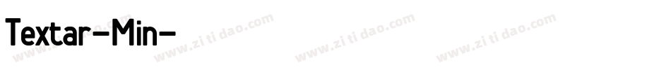 Textar-Min字体转换