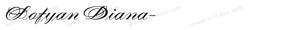 SofyanDiana字体转换