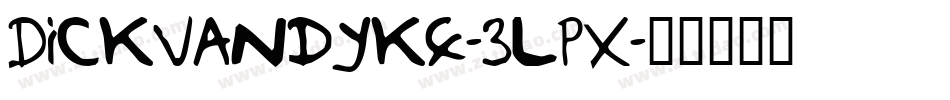 Dickvandyke-3lPX字体转换