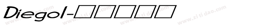 Diego1字体转换