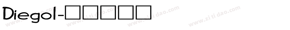Diego1字体转换