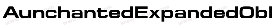 AunchantedExpandedOblique-8aag字体转换