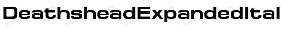 DeathsheadExpandedItalic-1GGa2字体转换
