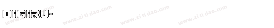 DIGIRU字体转换