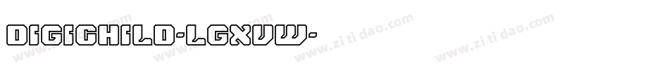 Digichild-lgxvw字体转换