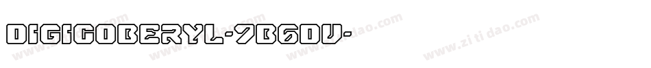 Digicoberyl-7B6DV字体转换