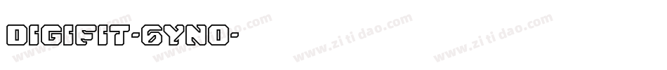 Digifit-6Yno字体转换