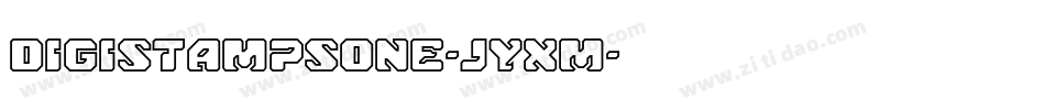 Digistampsone-jyxM字体转换