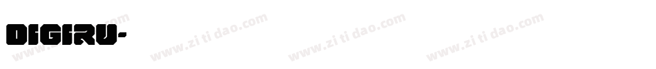DIGIRU字体转换