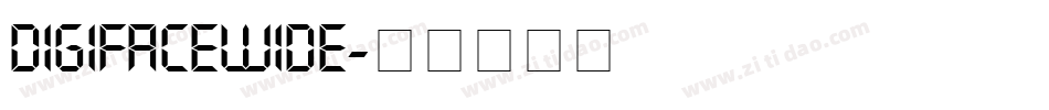DigifaceWide字体转换