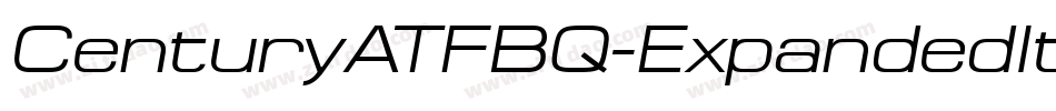 CenturyATFBQ-ExpandedItalic字体转换