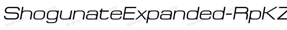 ShogunateExpanded-RpKZ3字体转换 ShogunateExpanded-RpKZ3字体转换