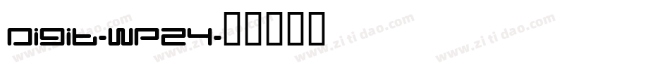 Digit-WpZ4字体转换