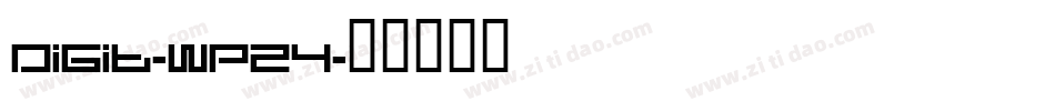 Digit-WpZ4字体转换