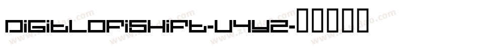 DigitLofiShift-V4yz字体转换