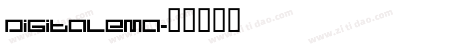 Digitalema字体转换