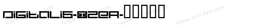 Digitalis-8ZEA字体转换