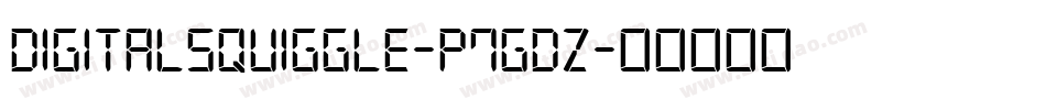 DigitalSquiggle-p7gdZ字体转换