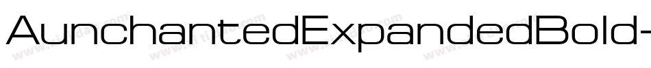 AunchantedExpandedBold-7rrK字体转换