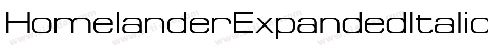 HomelanderExpandedItalic-lgddD字体转换 HomelanderExpandedItalic-lgddD字体转换