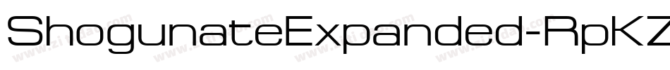 ShogunateExpanded-RpKZ3字体转换 ShogunateExpanded-RpKZ3字体转换