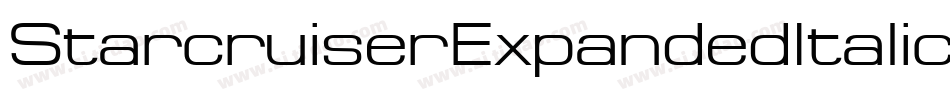 StarcruiserExpandedItalic-ZAaJ字体转换 StarcruiserExpandedItalic-ZAaJ字体转换