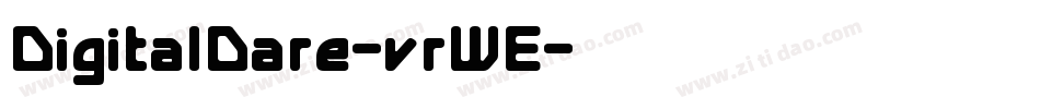 DigitalDare-vrWE字体转换