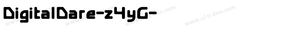 DigitalDare-z4yG字体转换