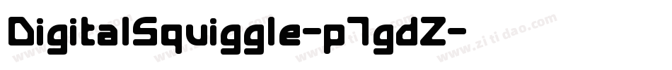 DigitalSquiggle-p7gdZ字体转换