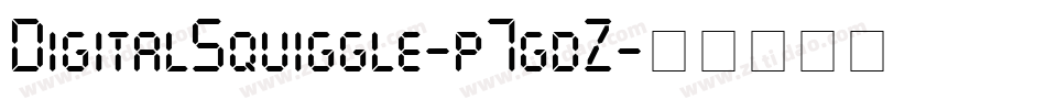 DigitalSquiggle-p7gdZ字体转换