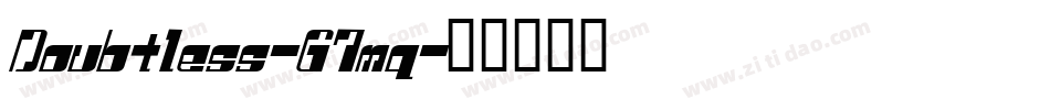 Doubtless-G7mq字体转换