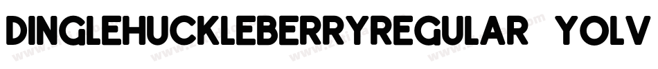 DingleHuckleberryRegular-YoLv字体转换