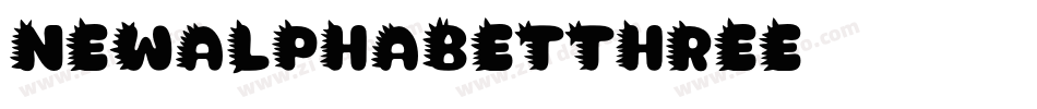 NewAlphabetThree字体转换